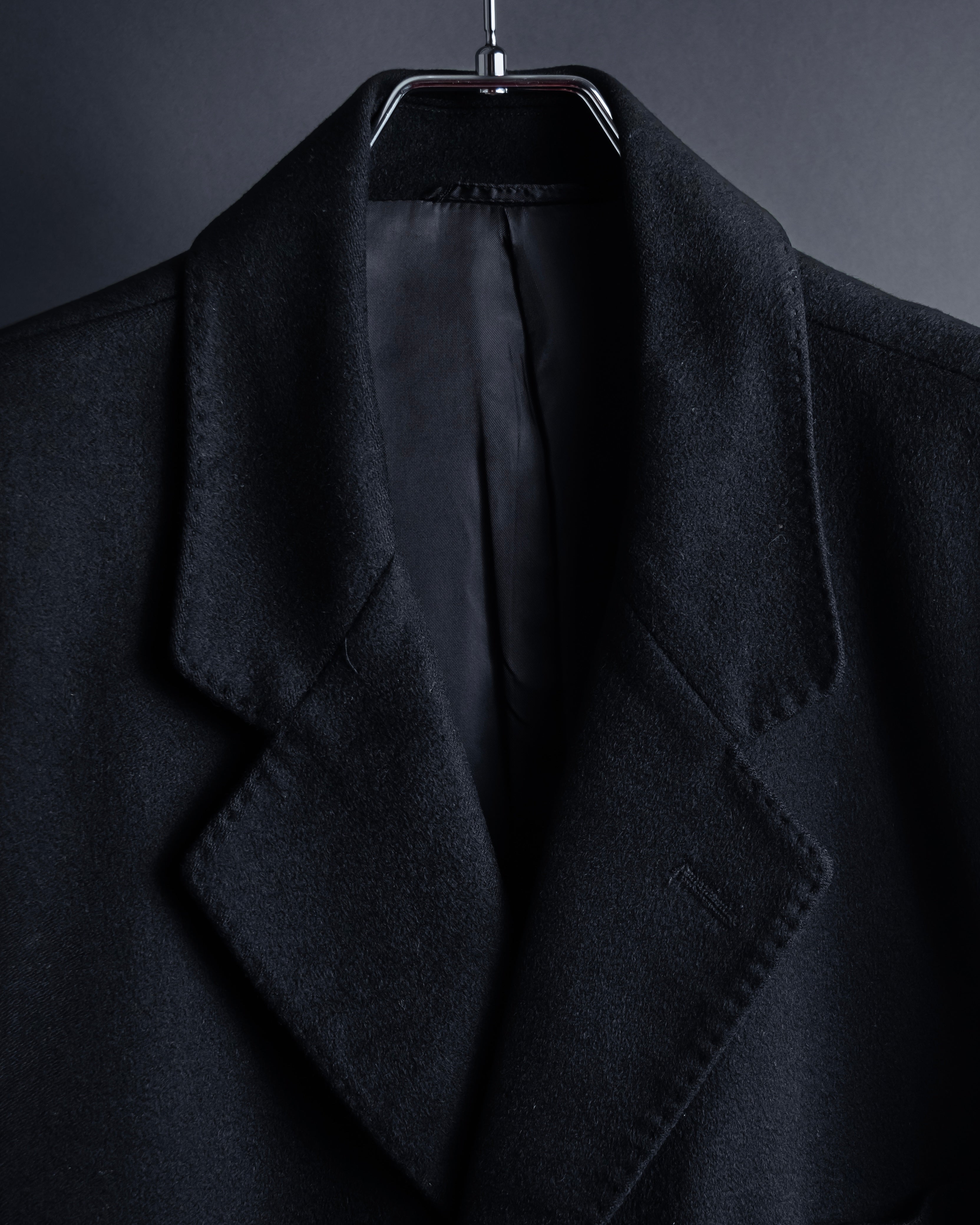 "PIERRE BALMAIN" Classic tailoring 100% cashmere chester coat
