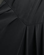 -SPECIAL- “Christian Dior” 80’s silk pleated long skirt