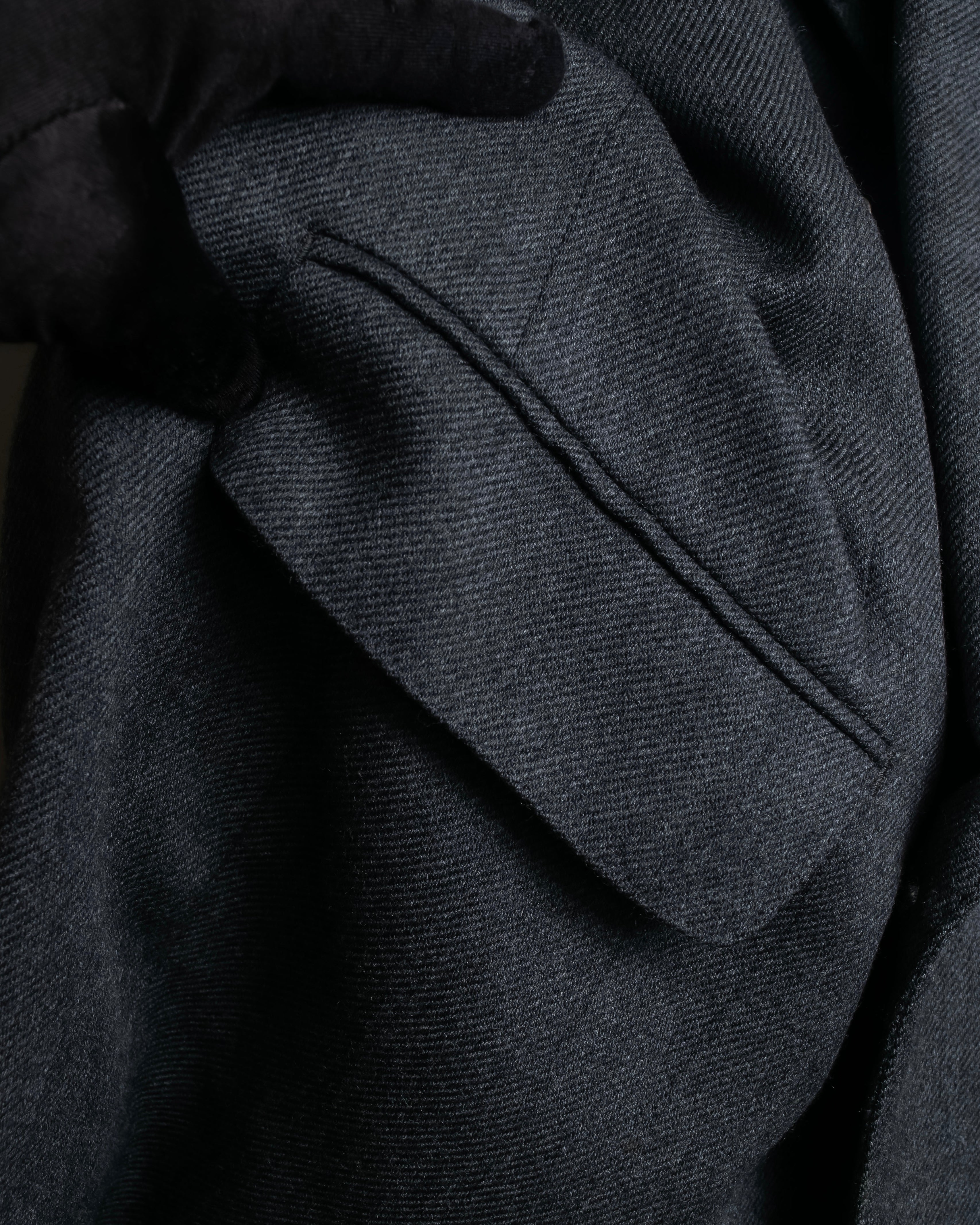 "Christian Dior" Metal button double-breasted tailored jacket