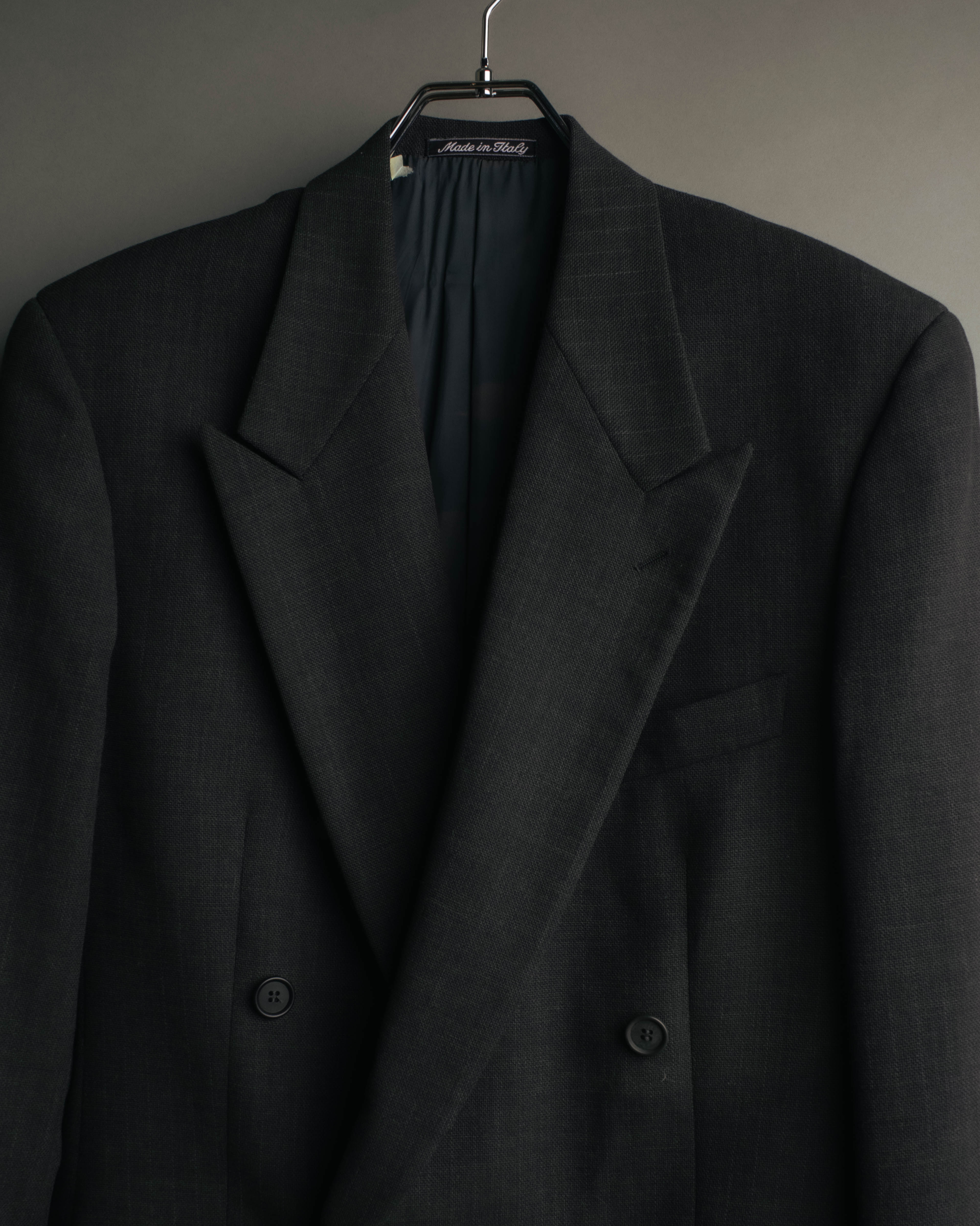"Giorgio Armani Le Collezioni" 80's-90's Soft tailored double breasted wool blazer