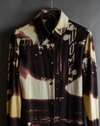 "JEAN PAUL GAULTIER" City night view graphic shirt