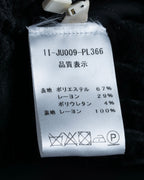 "NINA RICCI" Side button detail cropped length skirt