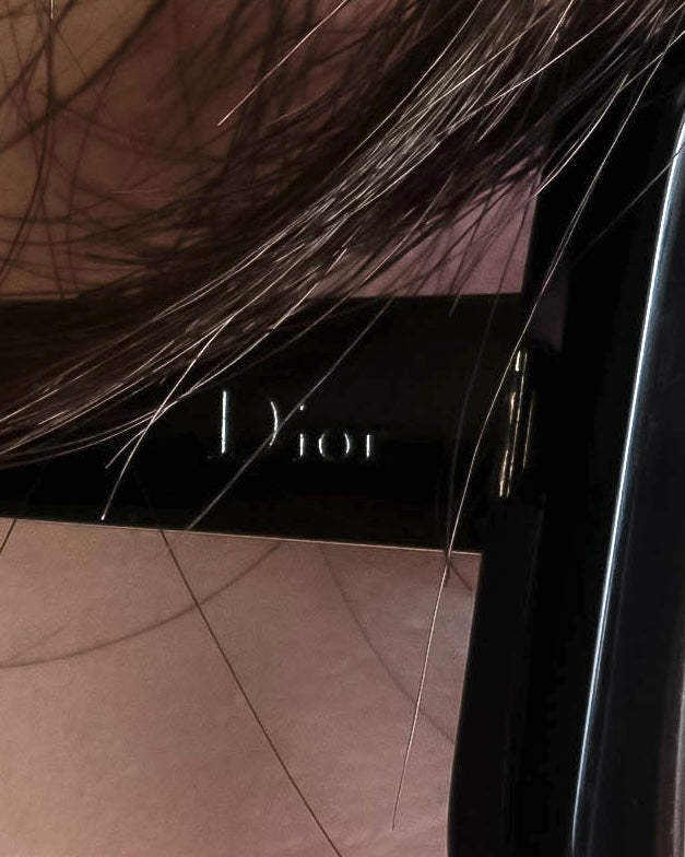 "Christian Dior" Cat eye frame black acetate sunglasses