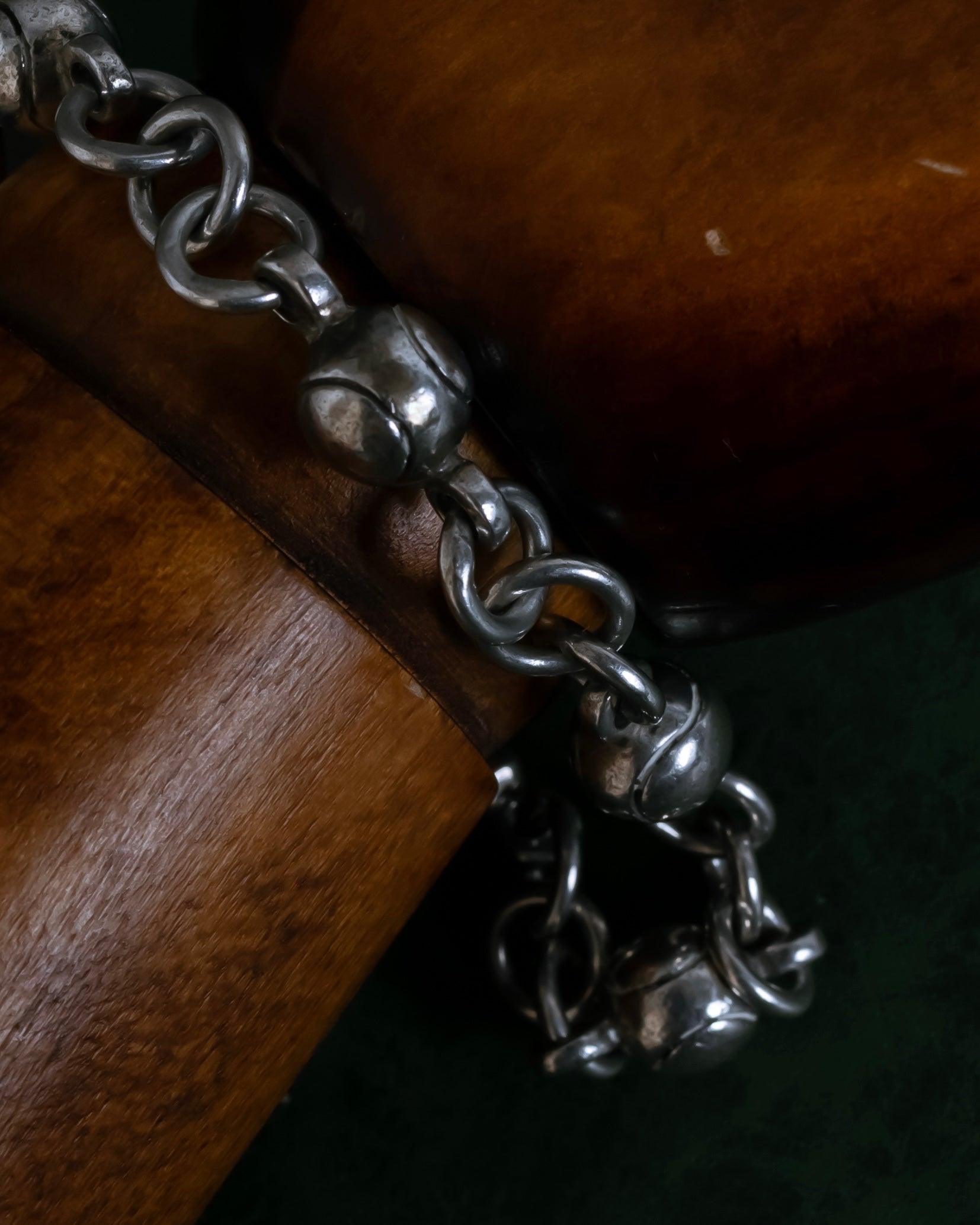 "GUCCI" Tennis racket motif silver bracelet