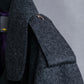 "FENDI" Snap button detail belted trench coat