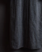 "BALENCIAGA" Alpaca blend maxi length shaped chester coat