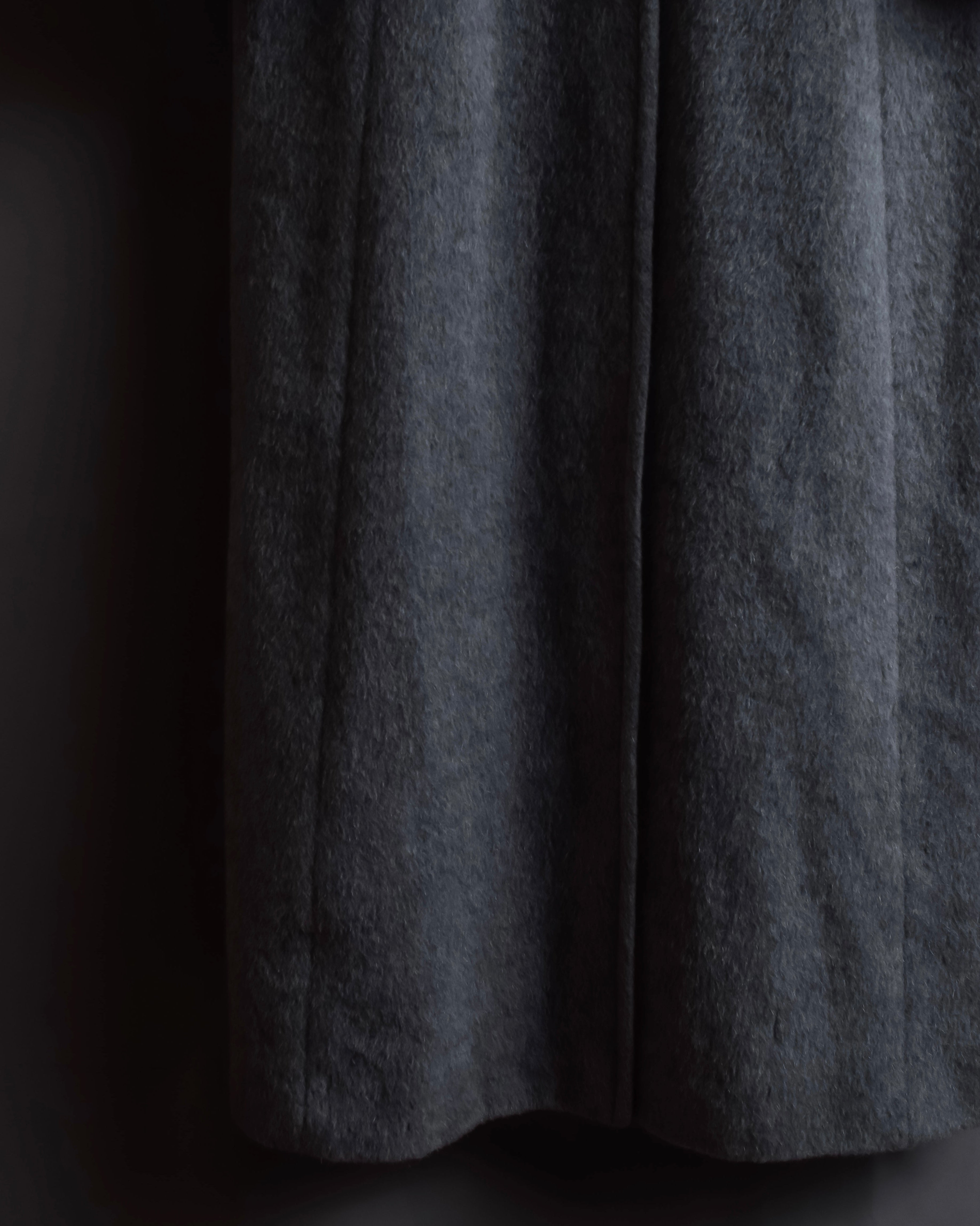 "BALENCIAGA" Alpaca blend maxi length shaped chester coat