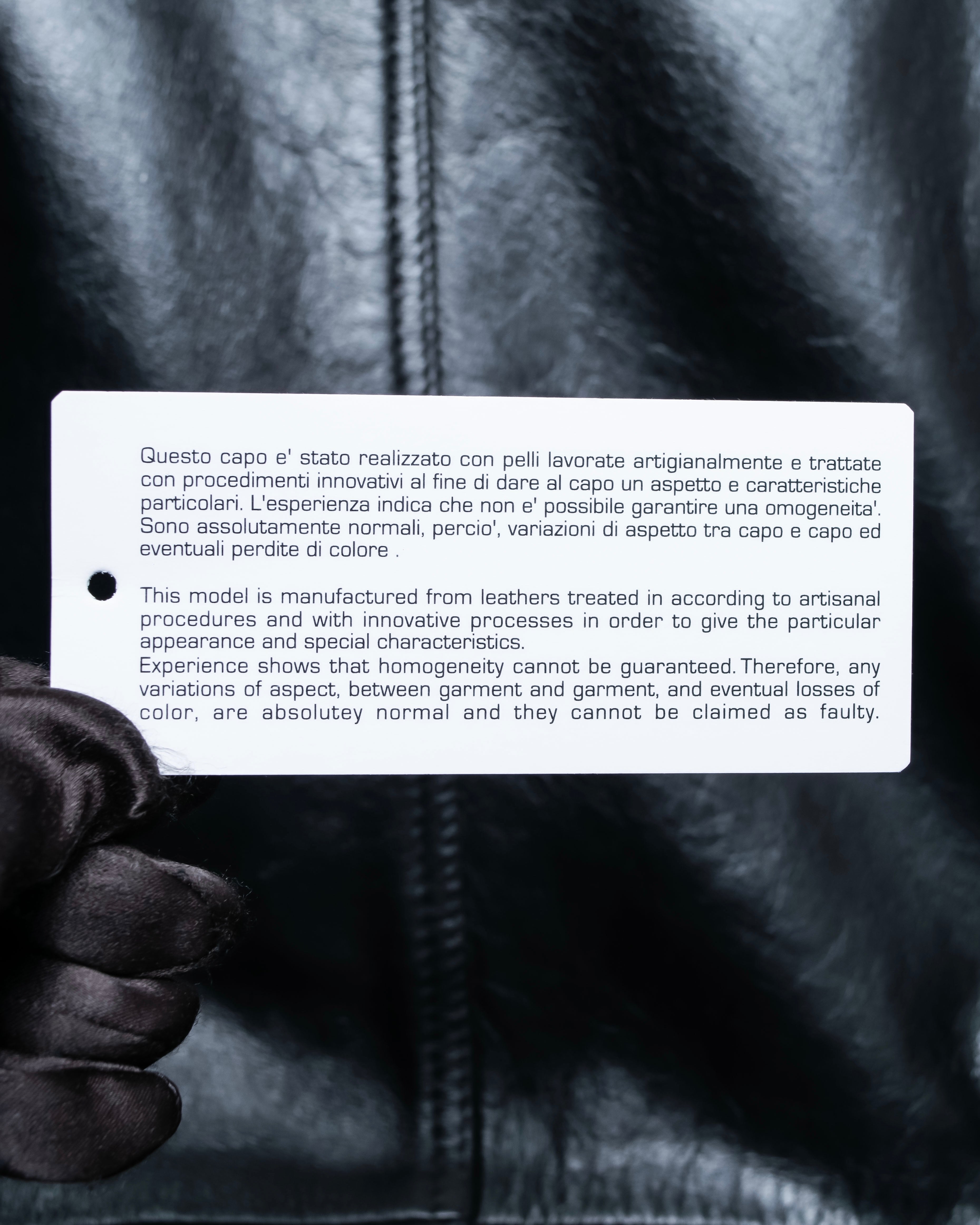 "Maison Margiela" Brown Leather Compact Wallet