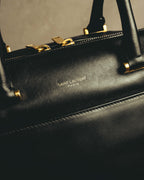 -SPECIAL- “Saint Laurent” 2012-2016 Classic Duffle 12 smooth calfskin bag