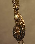 "Christian Dior" 80's-90's Ornate pendant necklace