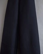 "US navy inspired lace back wide sailor pants"