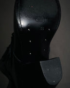 “CELINE” 19-23 Multi buckle zip biker boots