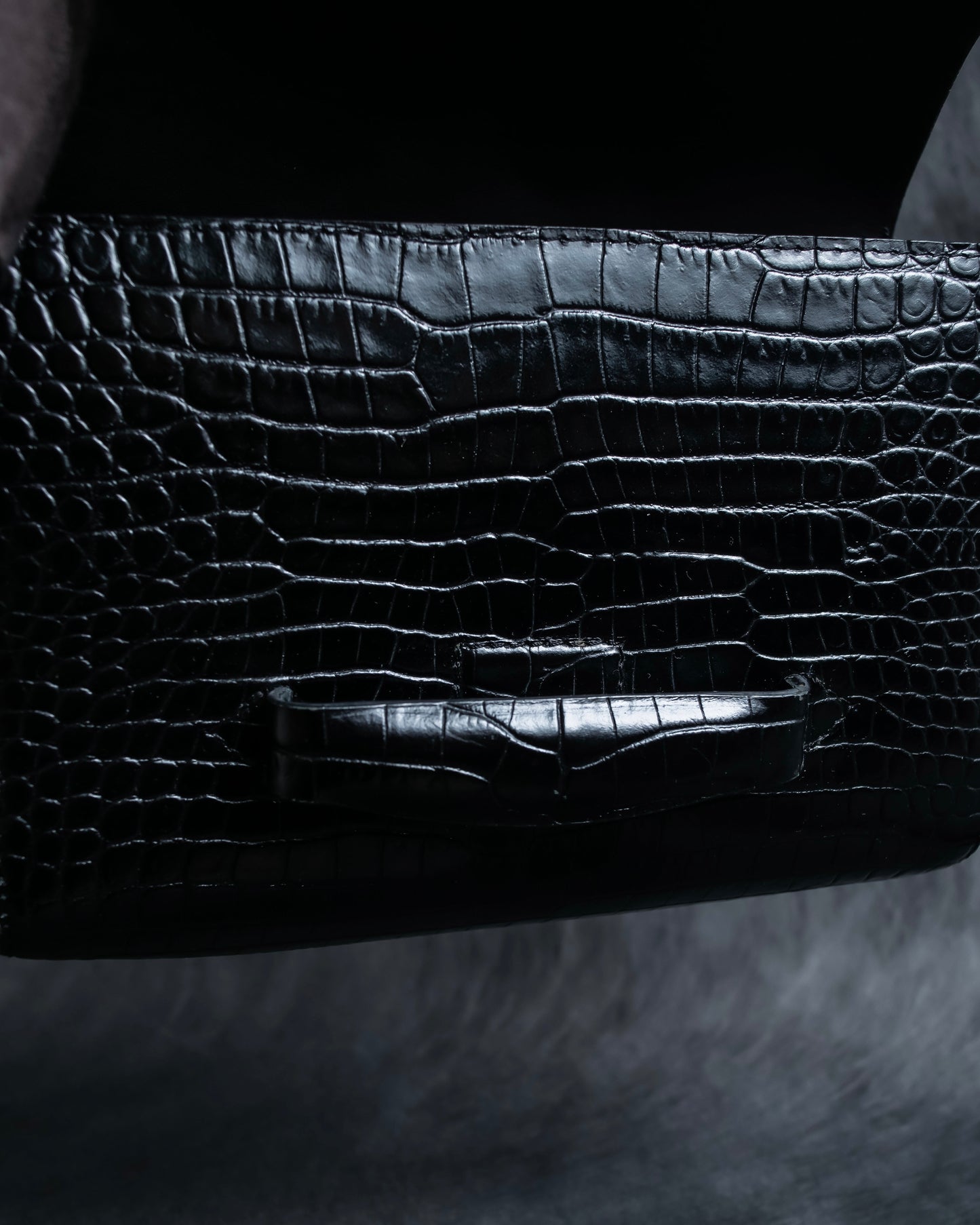 "DRIES VAN NOTTEN" Crocodile leather shoulder bag