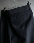 "JEAN PAUL GAULTIER FEMME"
 High-waisted straight draping slacks