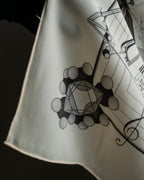 "HERMES" La Musique des Sphères Carre 90 silk scarf