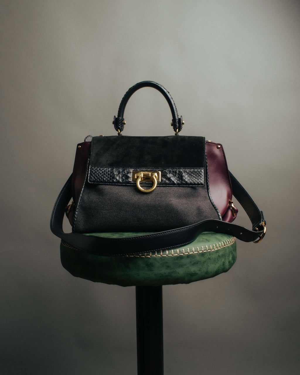 -SPECIAL- “Salvatore Ferragamo” 2019-21 Mixed material Sofia top handle bag