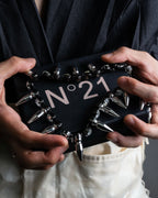 "N21 NUMERO VENTUNO" Studded diamond combination necklace