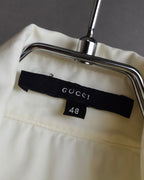 "GUCCI" Double zip pocket design box cut shirt