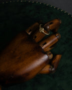 "CHANEL" 99AW Flower motif design twist arm ring