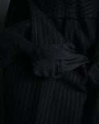 "GUCCI" 90’s-00’s signature hardware pinstripe wool slacks