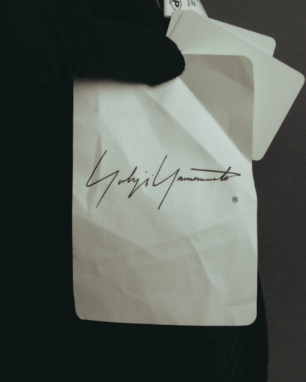 “Yohji Yamamoto” 2010’s sheer cotton ribbed long dress