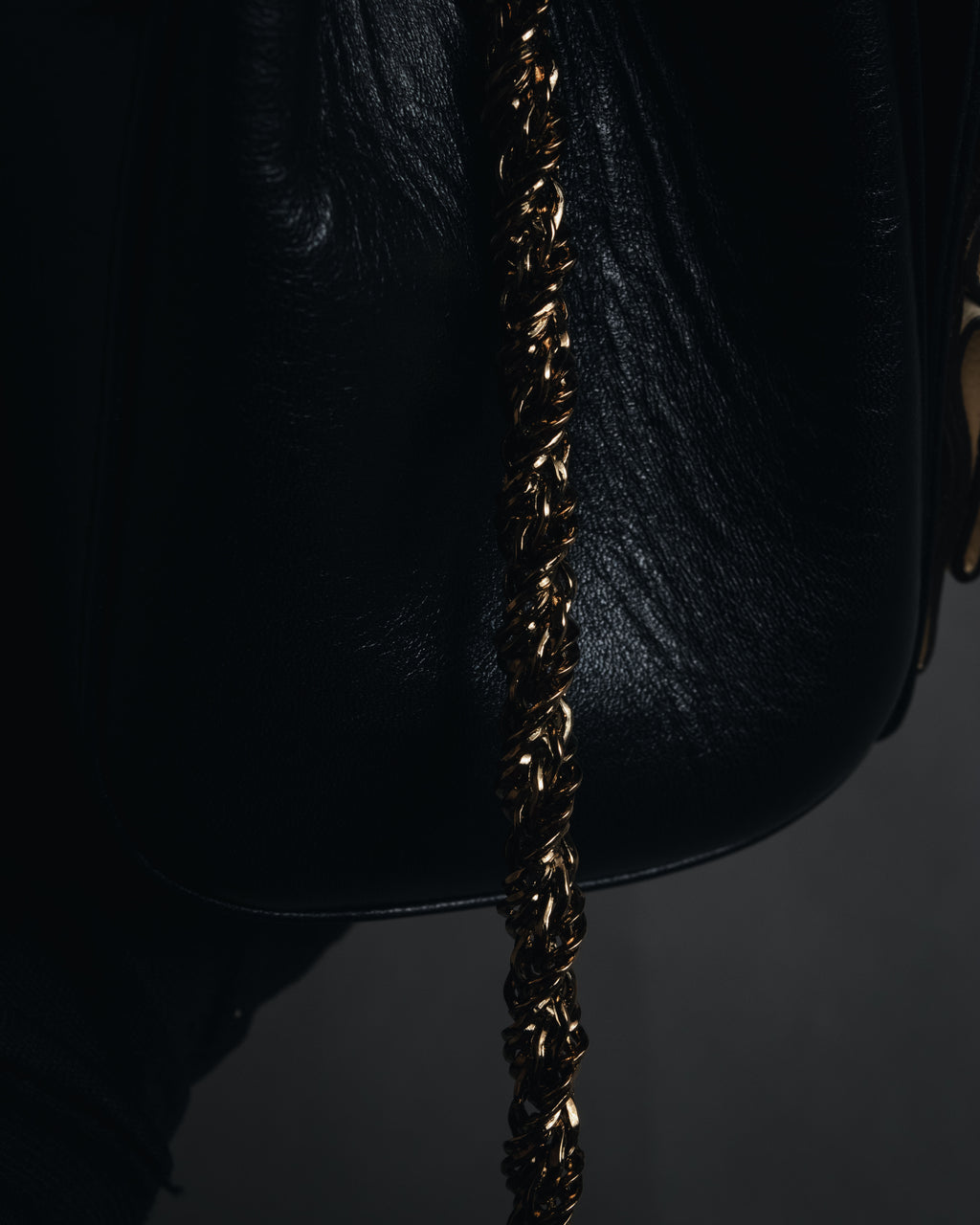 "Chloe" June bow-detail chain shoulder bag