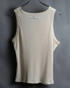 “Jean Paul Gautier” Double belted shoulder designed tank top