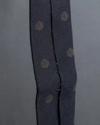 "GIORGIO ARMANI" Dot pattern silk  necktie