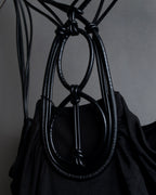 "ISABEL MARANT" Cord-layered strap design sleeveless dress