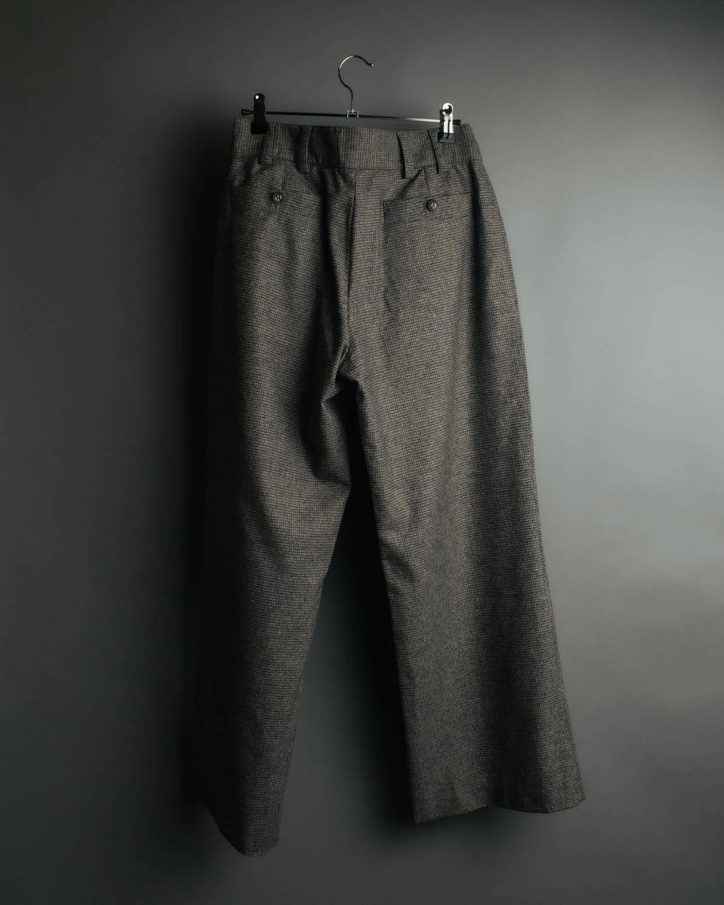 -SPECIAL- “CHANEL” 05AWmicro houndstooth tweed wide trousers
