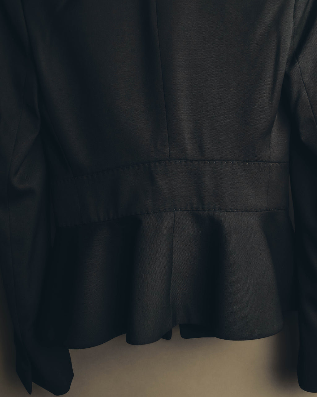 "CELINE" 00's Fitted peplum wool blazer