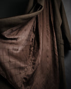 "CELINE" 70’s-80’s Archive sulky embroidered gown coat