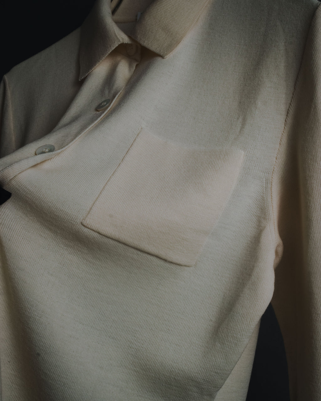 "Salvatore Ferragamo" 2000’s virgin wool knit shirt