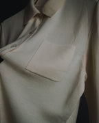 "Salvatore Ferragamo" 2000’s virgin wool knit shirt