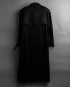 "BURBERRYS" Traditional detail double-breasted stand color trench coat