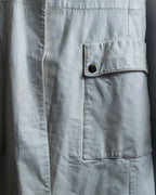 "theory" waist-shaped long leather coat