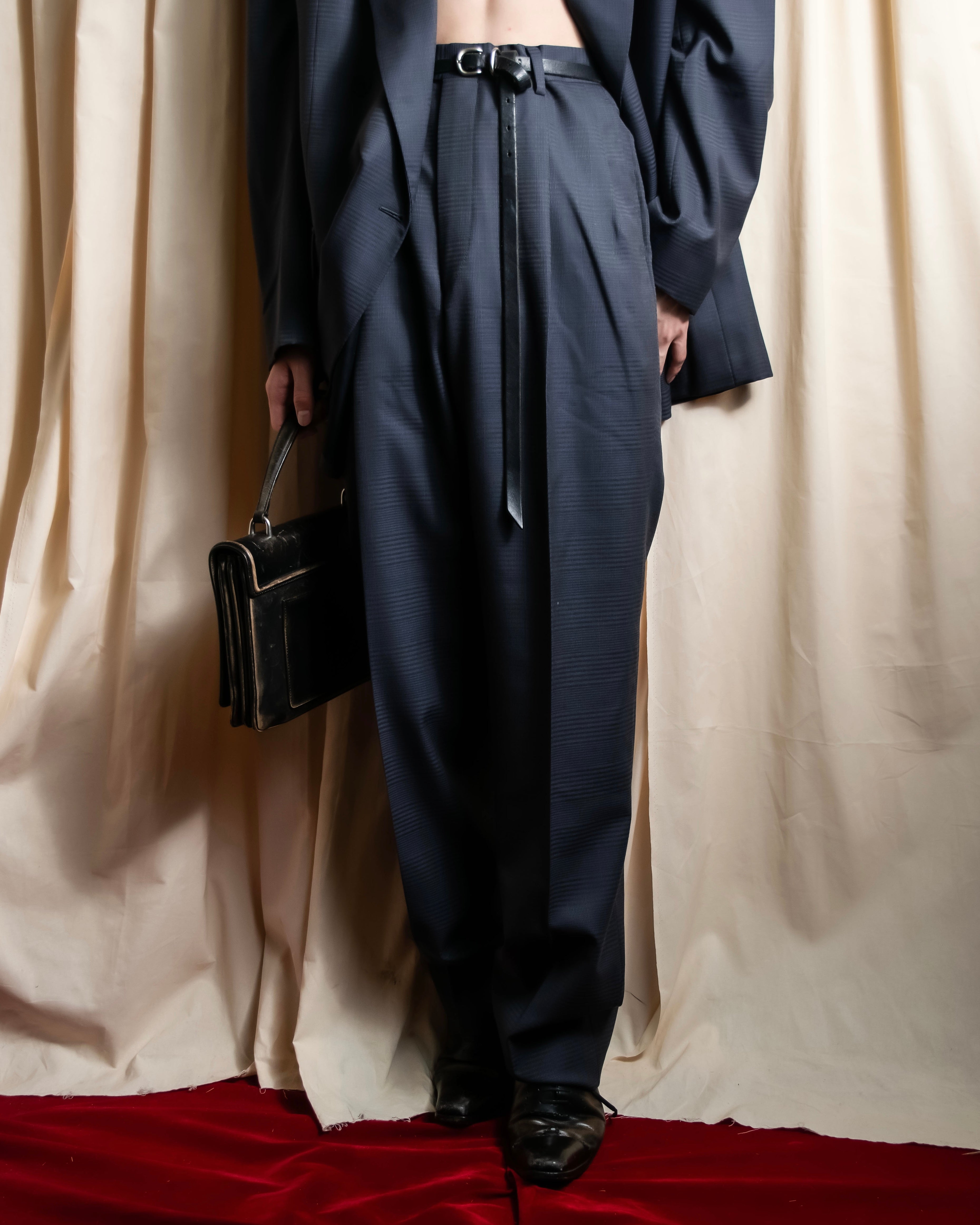 "CHRISTIAN DIOR MONSIEUR"
Shadow check pattern structured set up