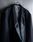 Vintage lapel design tailored jacket