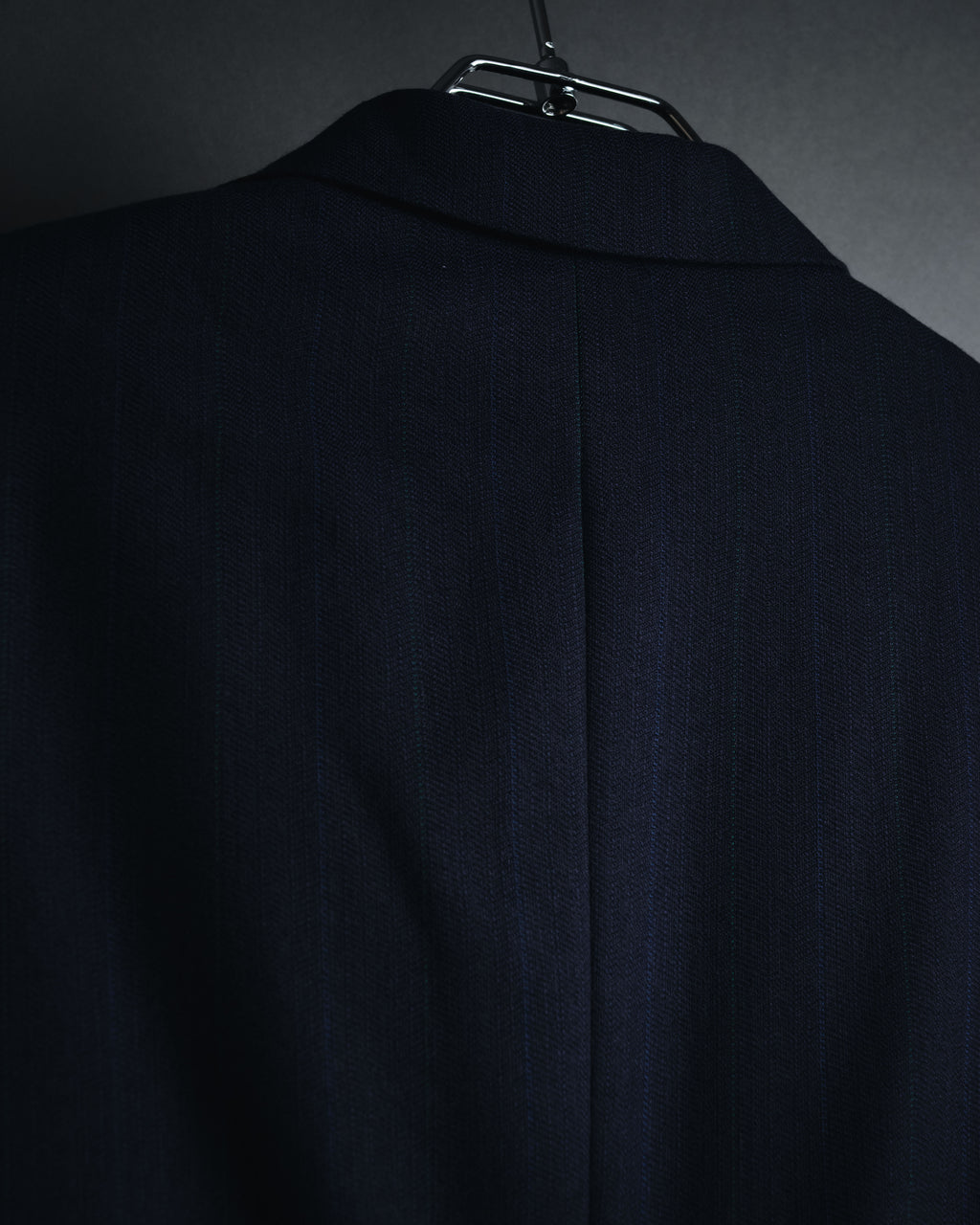 "BALENCIAGA" Tailored Two-Piece Suit Set with Subtle Pinstripes