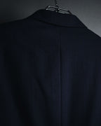 "BALENCIAGA" Tailored Two-Piece Suit Set with Subtle Pinstripes