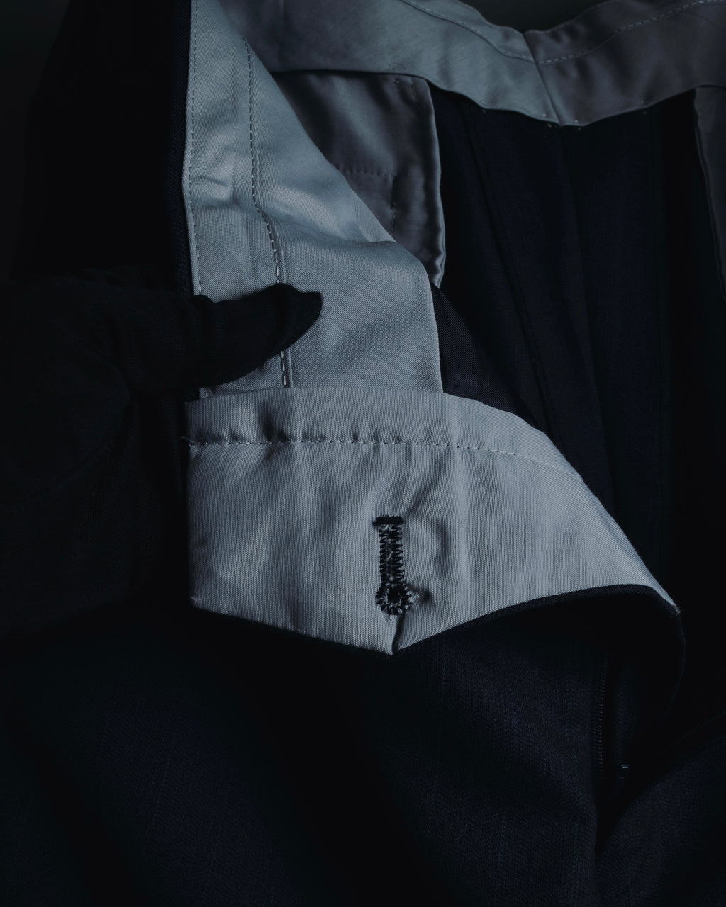 "BALENCIAGA" Tailored Two-Piece Suit Set with Subtle Pinstripes