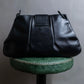 "GUCCI" Horizontal shape metal fittings design leather one shoulder bag