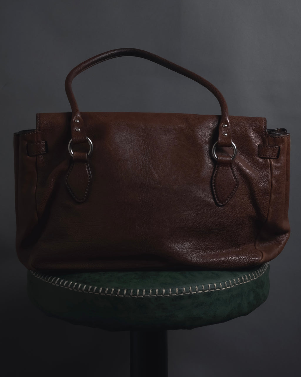 "JIL SANDER" 90’s-00’s Functional pocket leather satchel bag