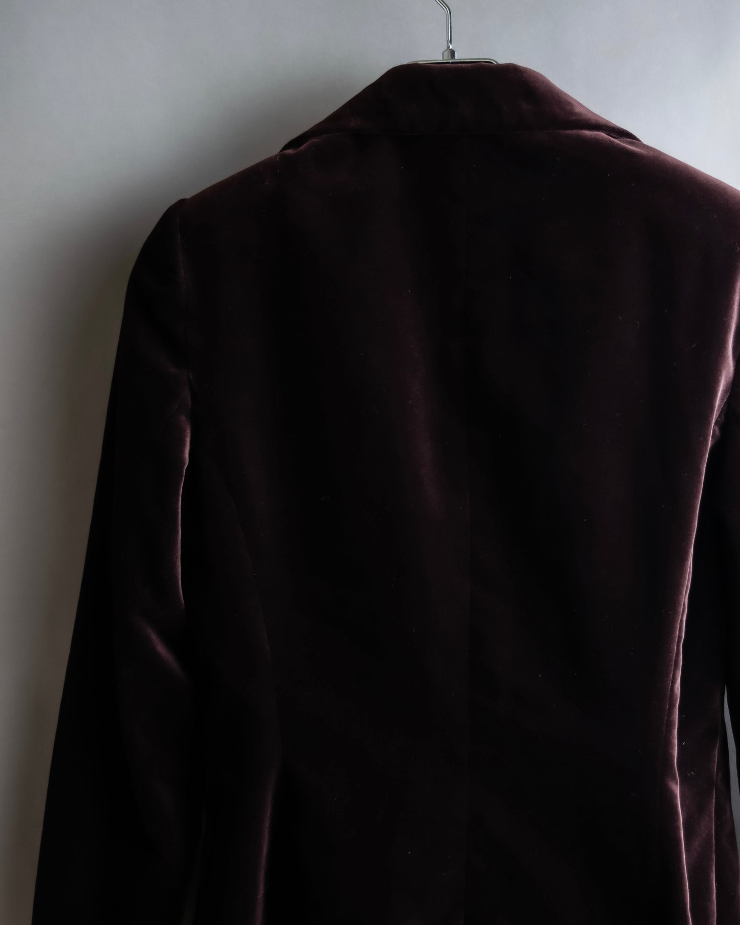 "BALENCIAGA" Velvet beautiful shaped tailored jacket