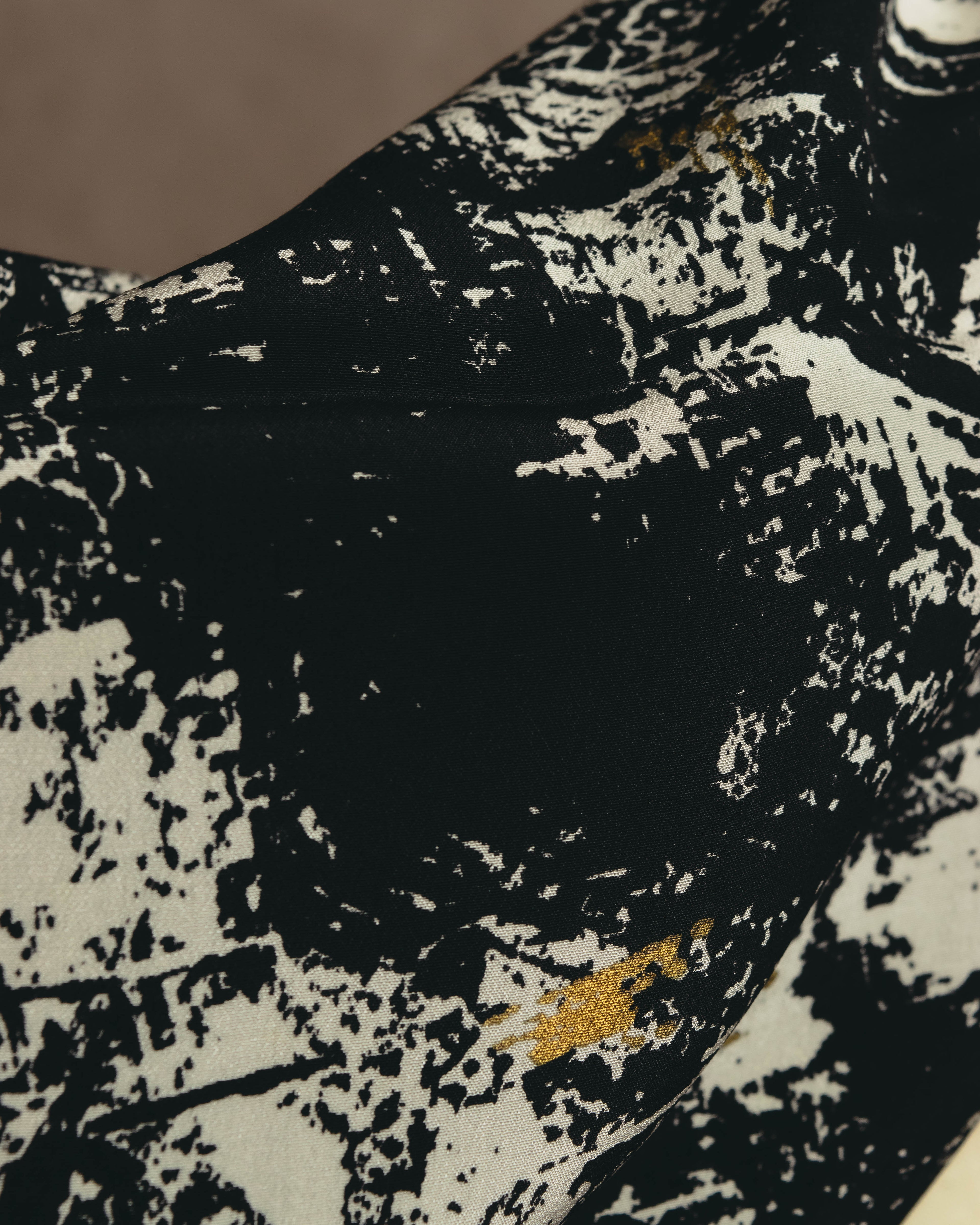 "Christian Dior" 80's-90's Artful abstract silk scarf