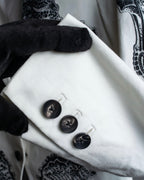 "HELMUT LANG" Seahorse motif design short jacket