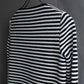 "T by Alexander Wang" Uniform striped ribbed knit pullover