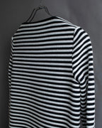 "T by Alexander Wang" Uniform striped ribbed knit pullover