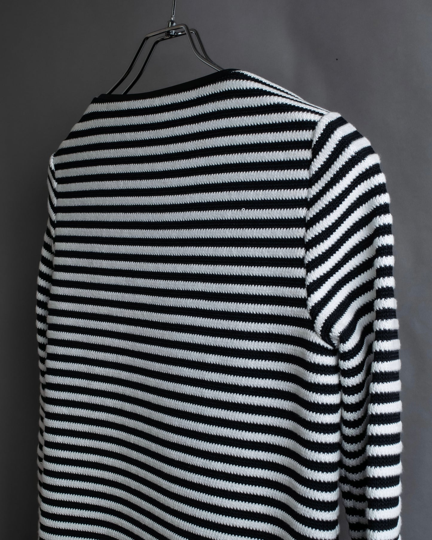 "T by Alexander Wang" Uniform striped ribbed knit pullover