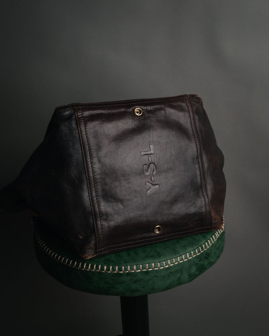 “Yves Saint Laurent” 2000’s downtown leather tote bag